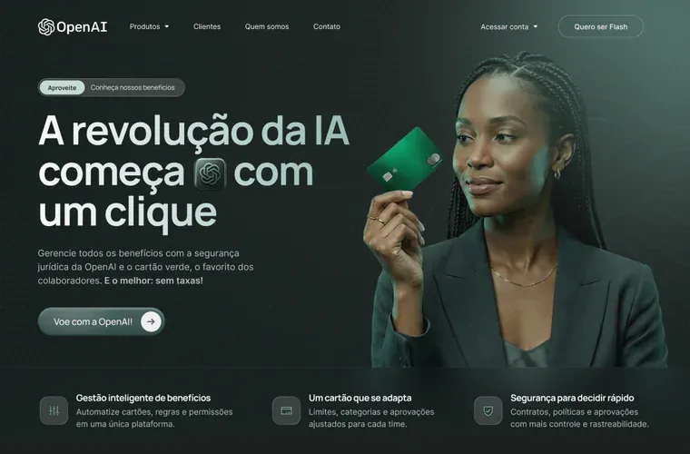Trabalho de aluno criado no Figma, case 05